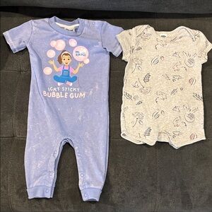 Bundle: Old Navy Romper + Ms Rachel onesie